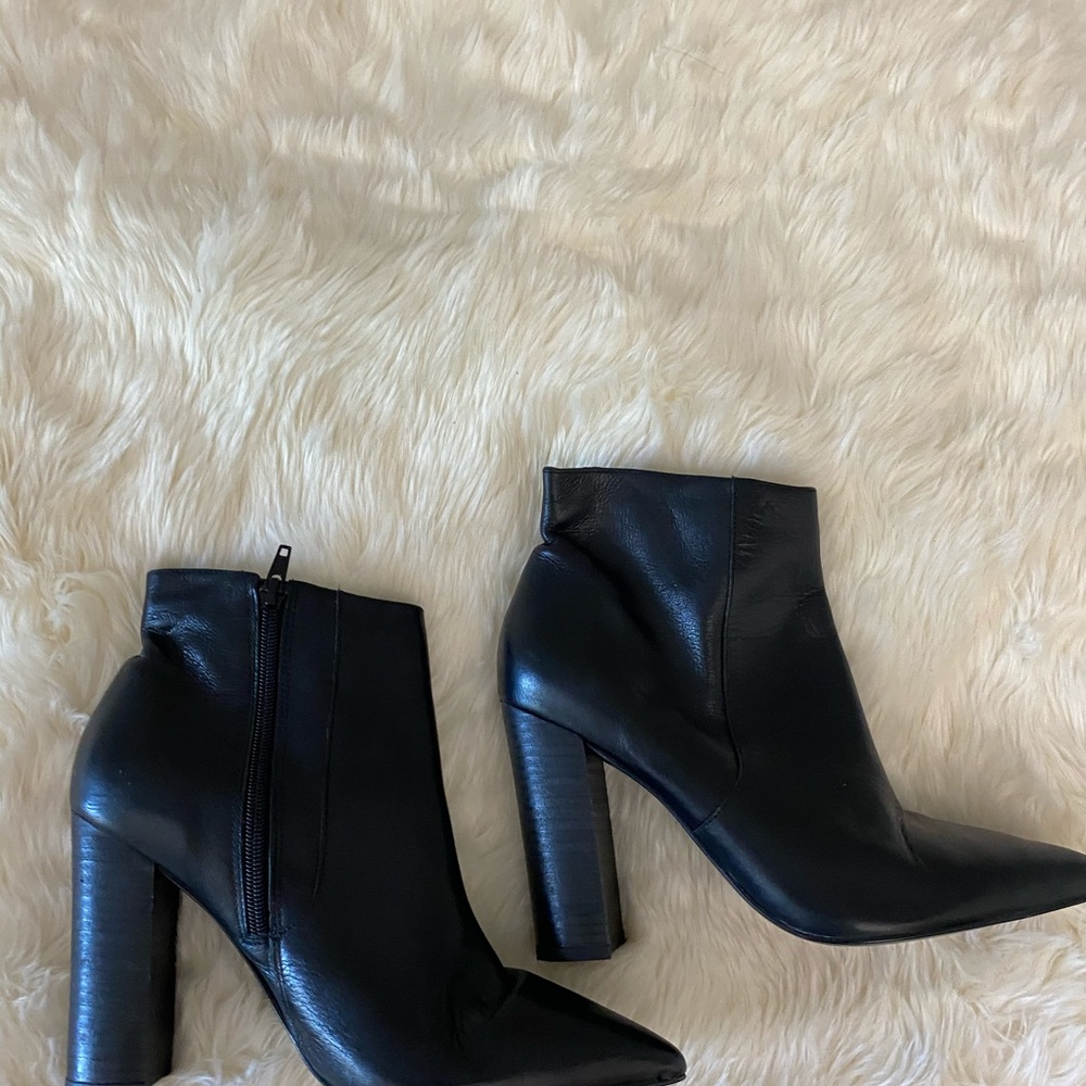 Leather Booties - image 3